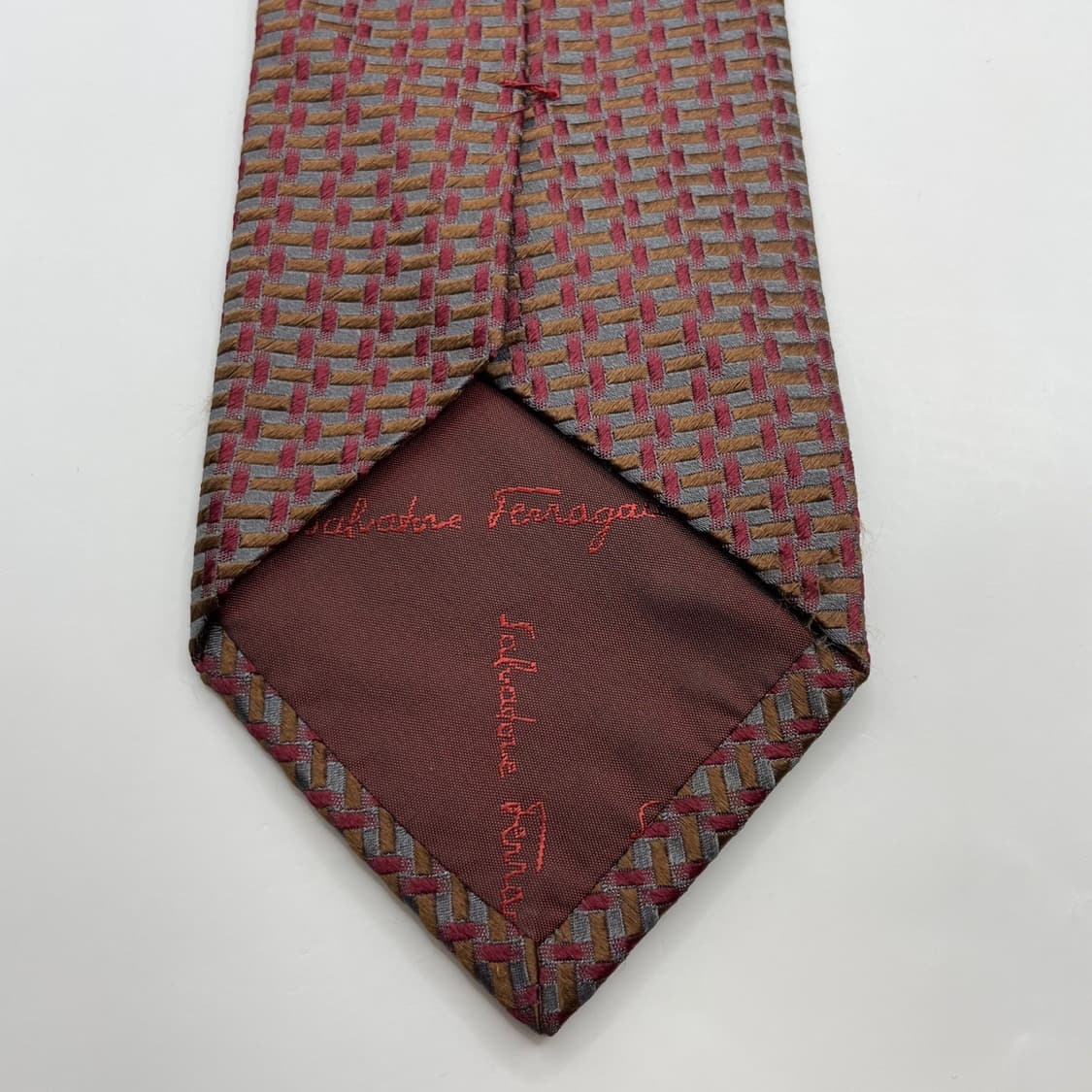 131) (Ferragamo) 살바토레페레가모 패턴 넥타이 상품이미지4
