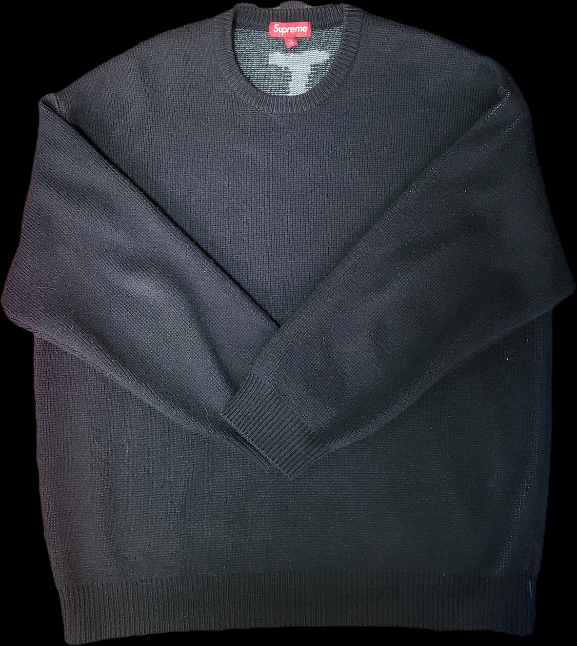 [2XL] 슈프림 x 트레셔 스웨터 니트 블랙 - 24FW 상품이미지2