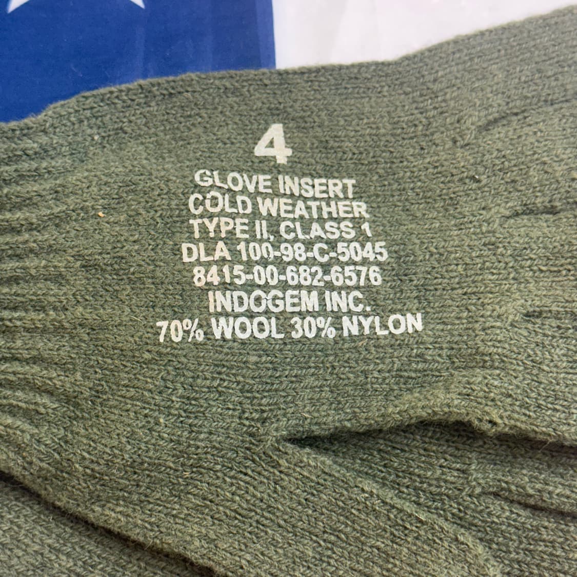 [military] 밀리터리 미군 오리지널 울장갑 -B급 상품이미지4