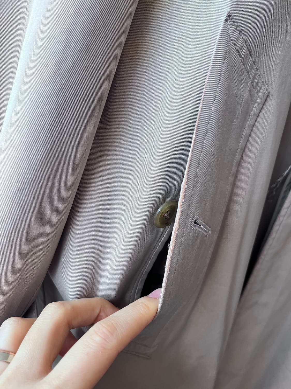 버버리 남성 베이지 트렌치코트 상품이미지6