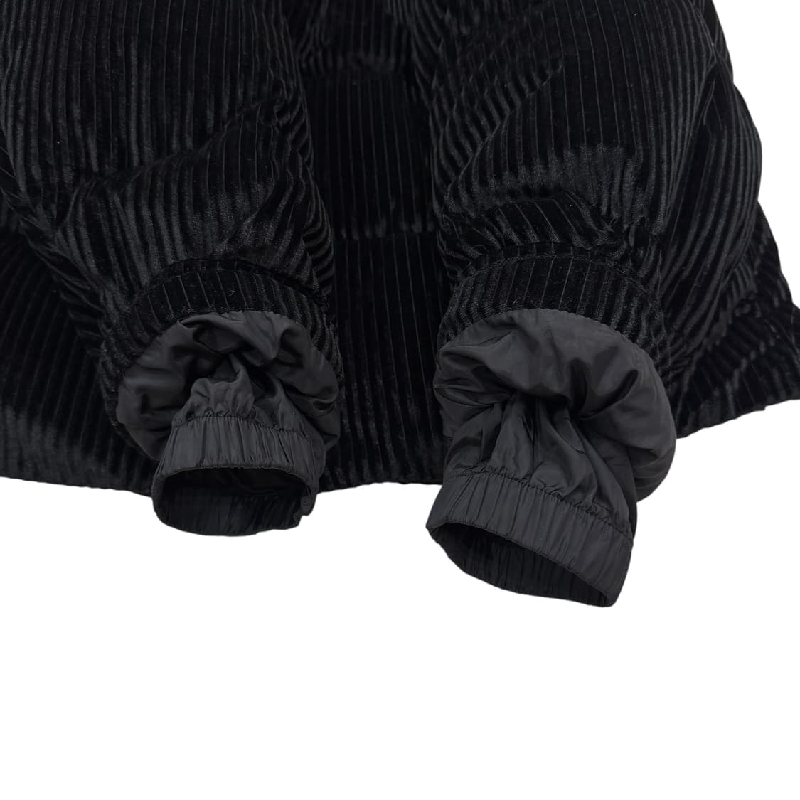 라이프워크 벨벳 코듀로이 헤비 다운 패딩 점퍼 자켓 블랙 M 상품이미지5