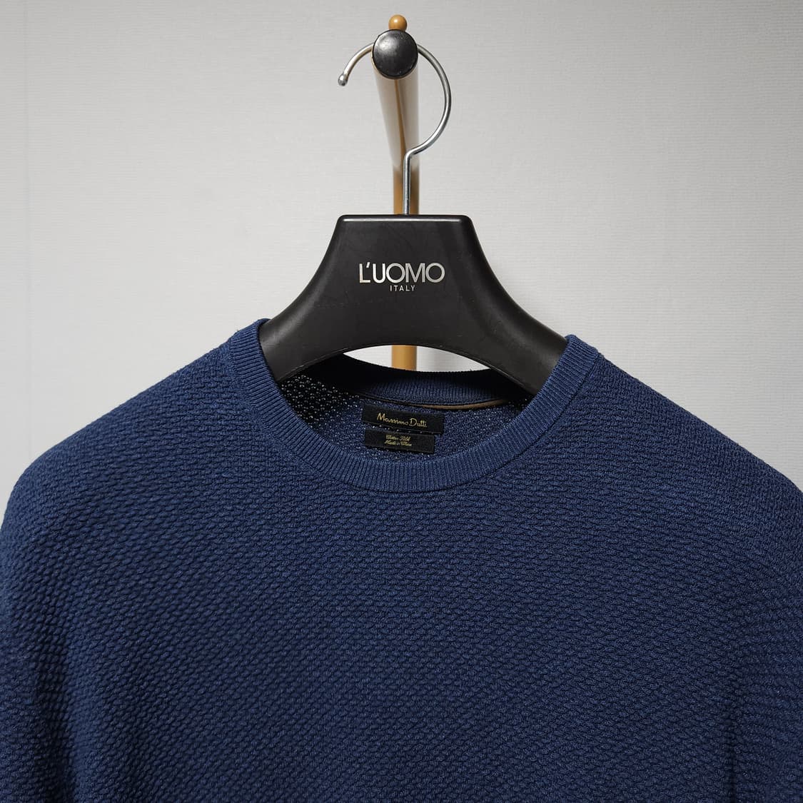 L ) 마시모뚜띠 남성 니트 네이비 상품이미지1