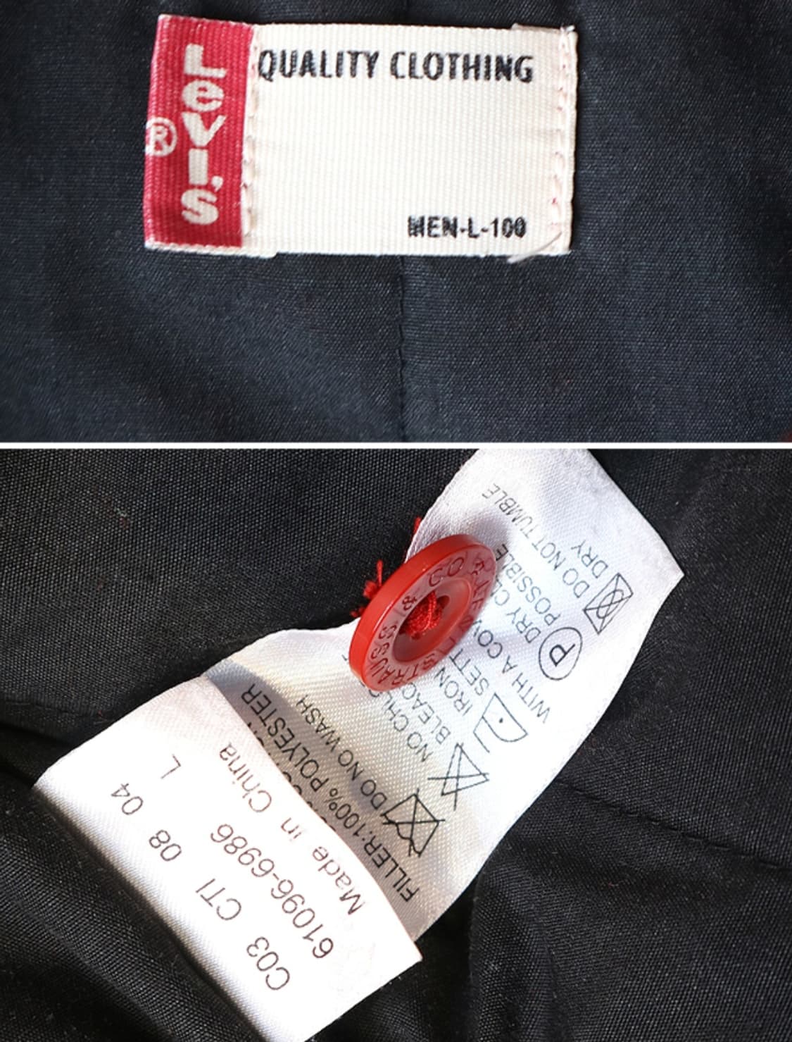 04S LEVIS 리바이스 61069 타탄 체크 울 자켓

L 상품이미지9