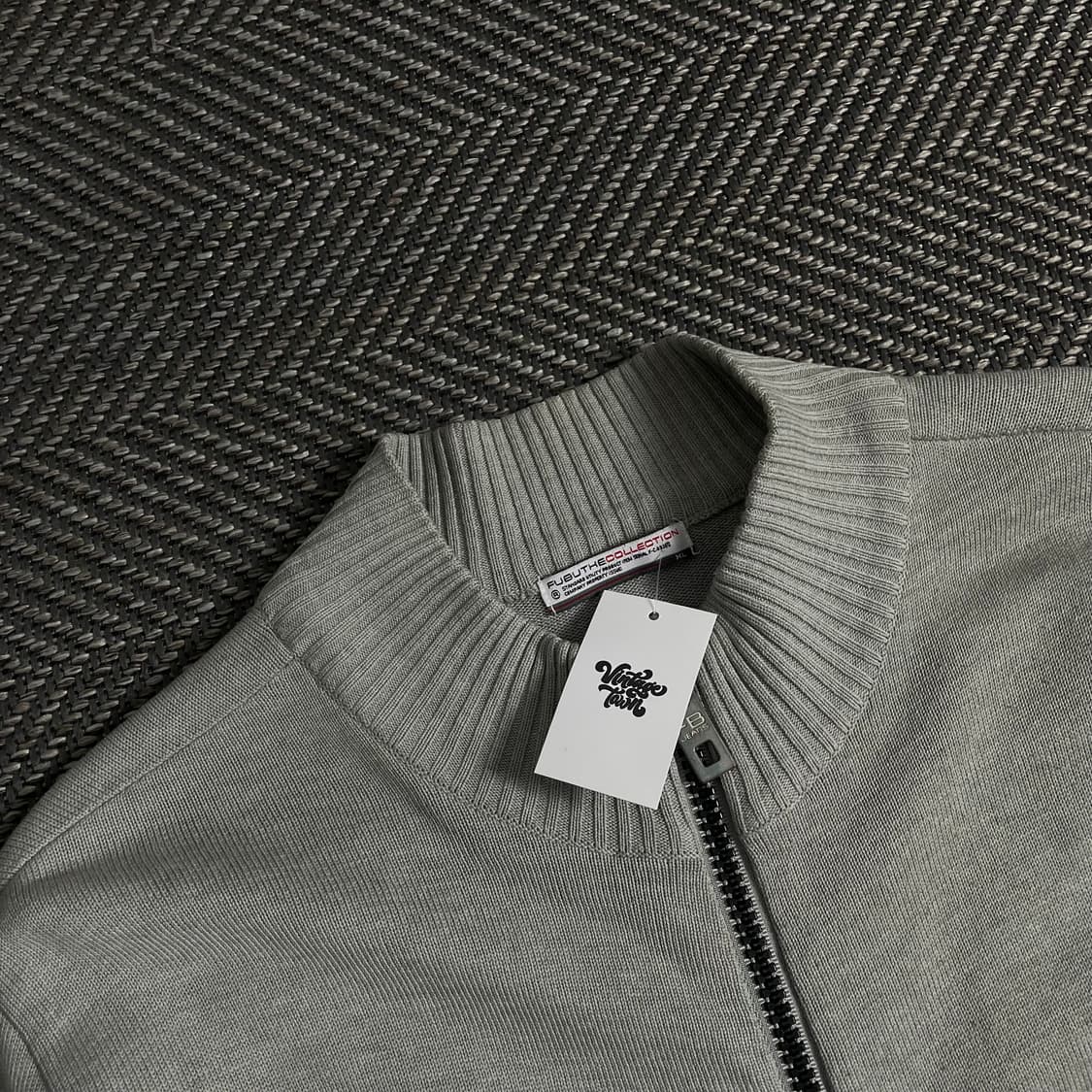 00s 후부 올드스쿨 빅로고 니트 집업o 3447 상품이미지5