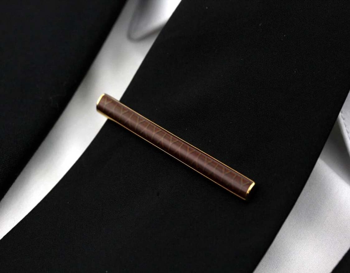 입생로랑 A+등급 5.8cm Y모티브 남자 명품 넥타이핀 커프스 세트 상품이미지9