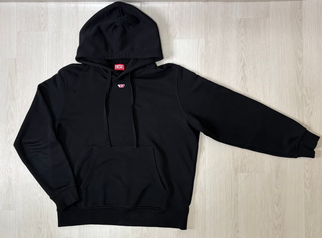 디젤 Diesel S-진-D 후드 블랙 상품이미지2