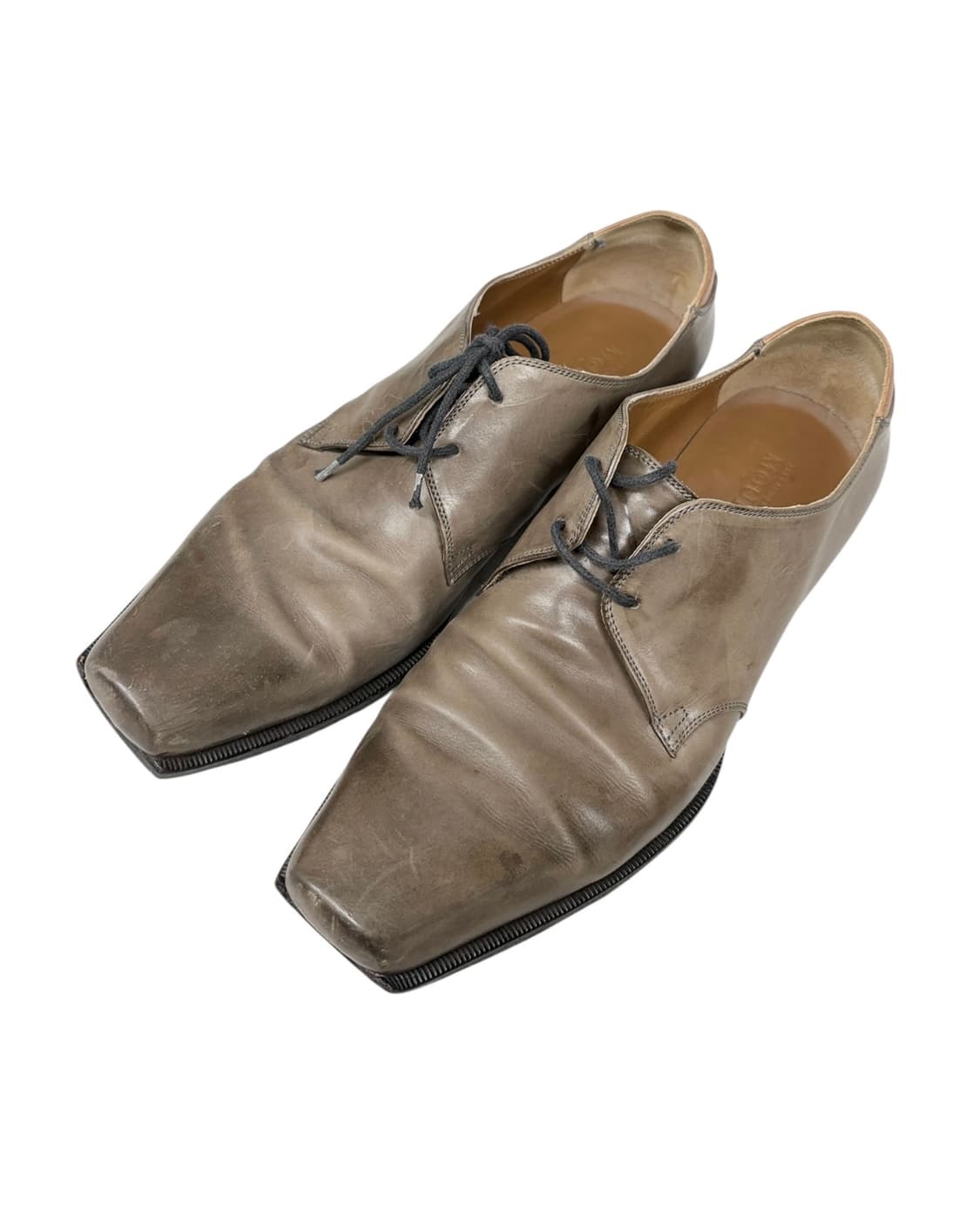 알랙산더 맥퀸 워시드 레더 슈즈 상품이미지1