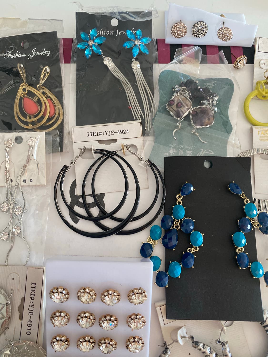 새상품 화려한 귀걸이 20세트 상품이미지4