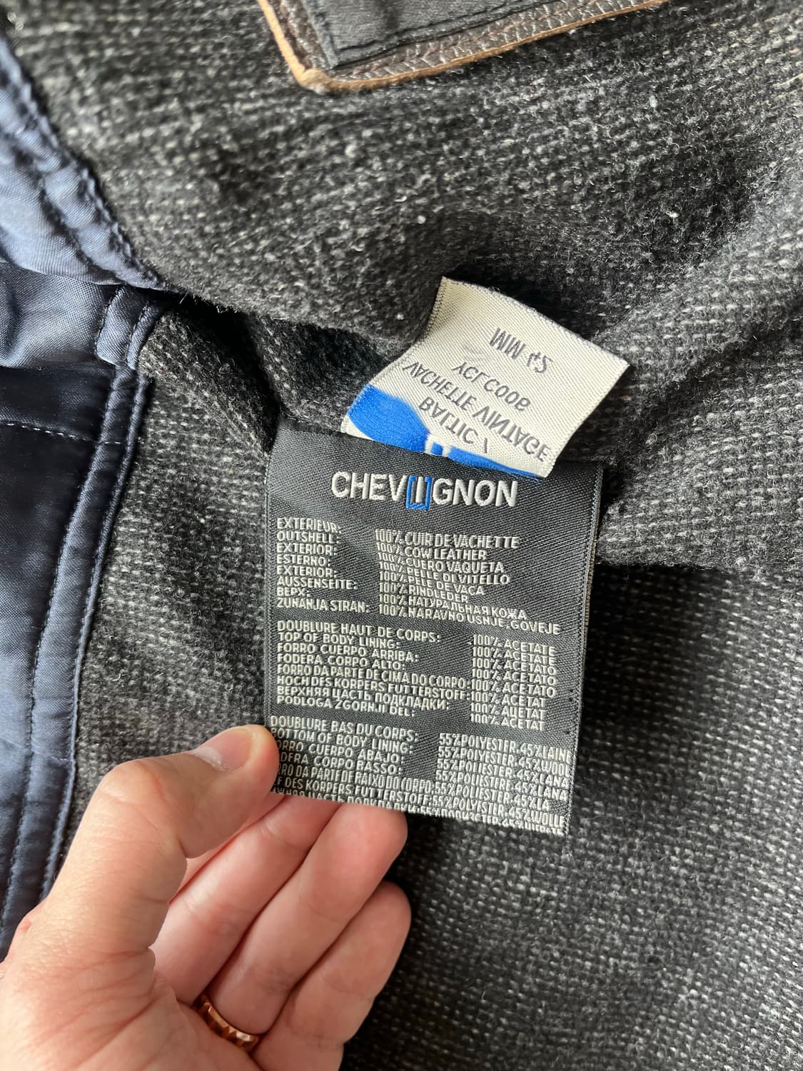 쉐비뇽 프렌치 레더 자켓 (105) 상품이미지8