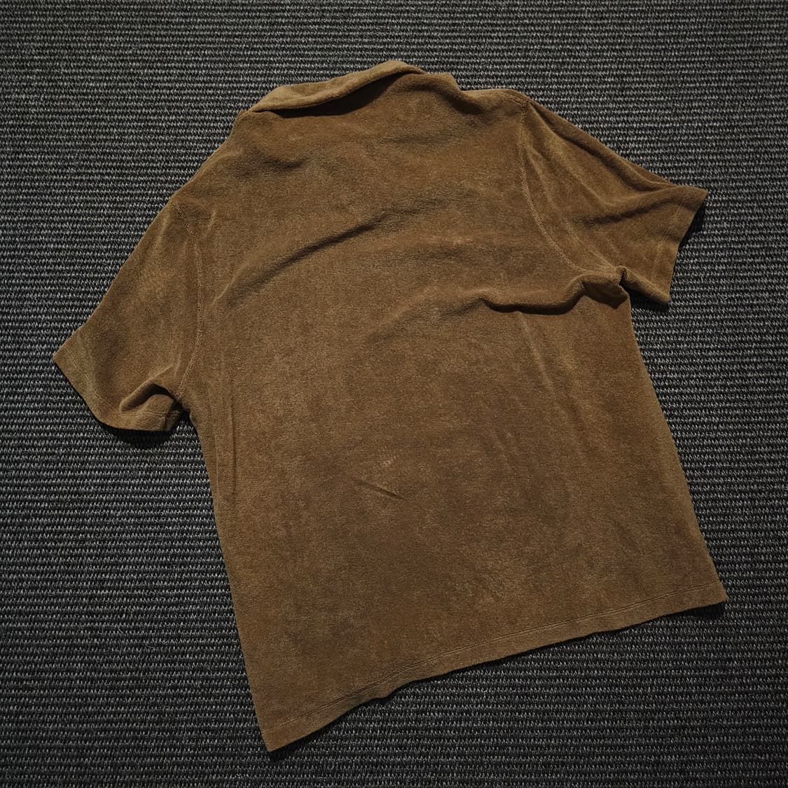 COS 테리코튼 반팔티셔츠 브라운 XL 상품이미지2