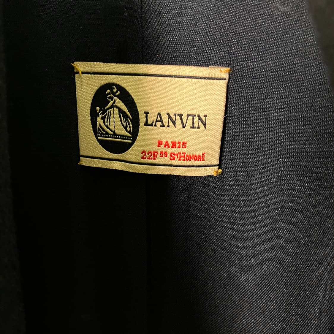 랑방 블랙 숄카라 코트 상품이미지3