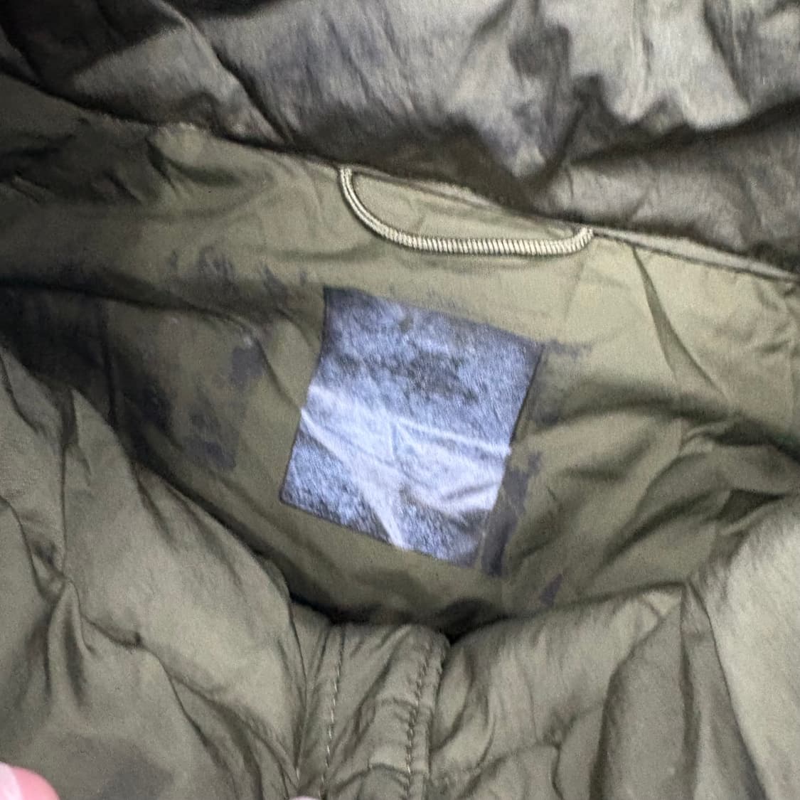 (100)나이키nsw다운패딩카키 상품이미지5