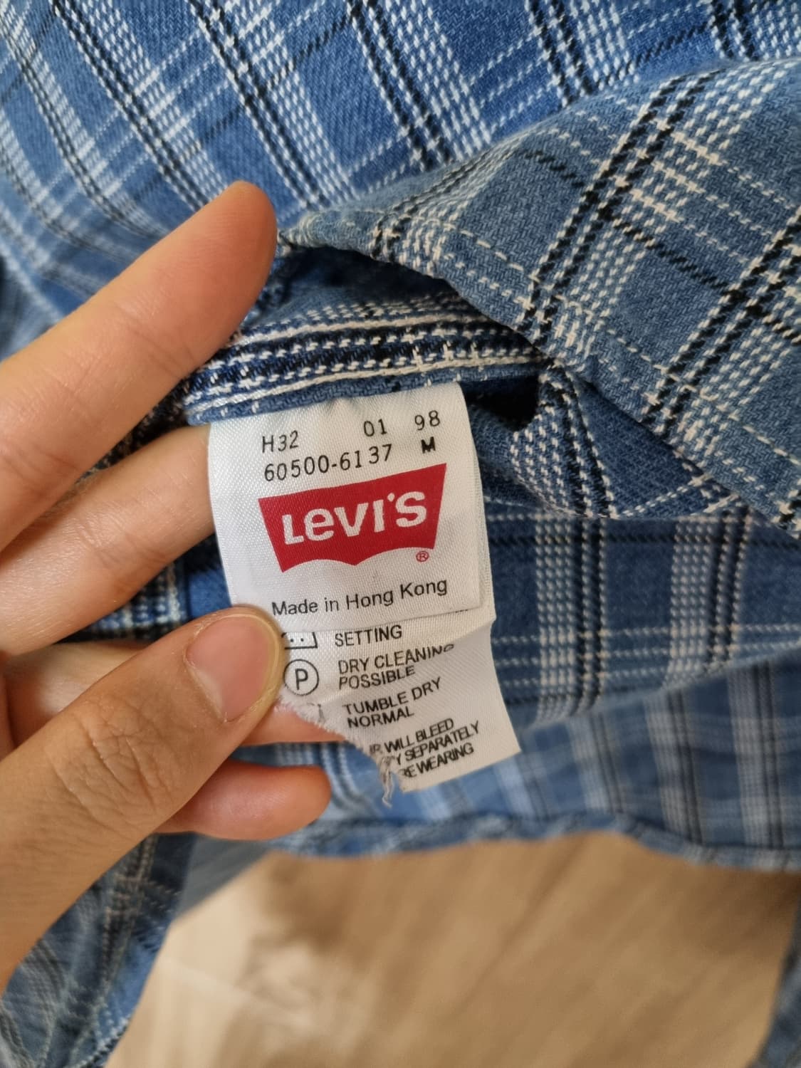 리바이스 체크셔츠  상품이미지5