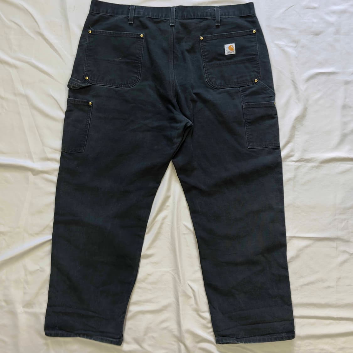 칼하트 더블니 워크팬츠 B01 BLK 40X30 상품이미지7