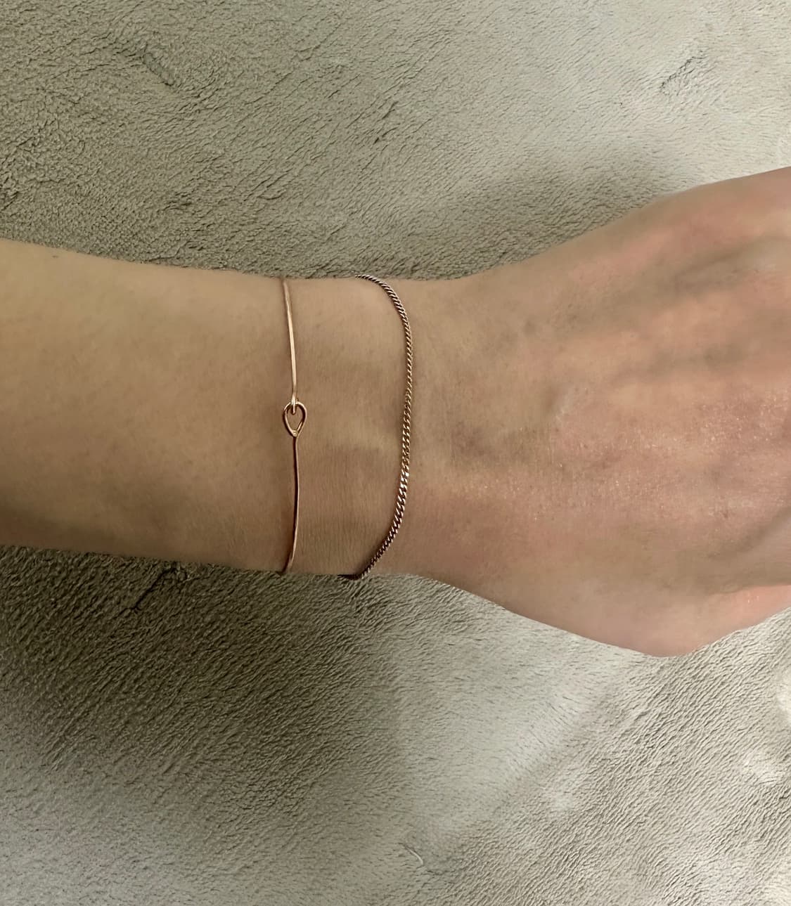 한나주얼리 시그니처 뱅글 14k 핑크골드 상품이미지3