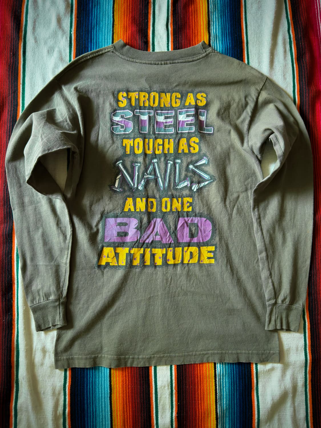 90s USA Bad Boy Club painting 롱슬리브 상품이미지2