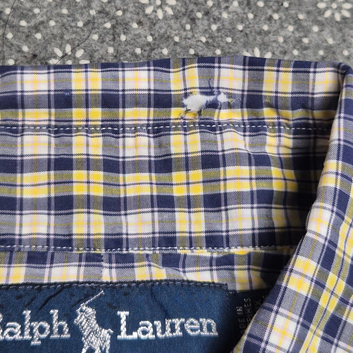 [L]폴로 박스핏 블레이크 체크셔츠 -504 상품이미지4