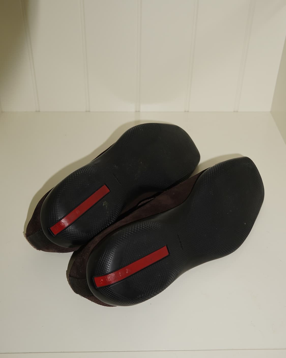 프라다 브라운 스웨이드 로퍼 상품이미지9