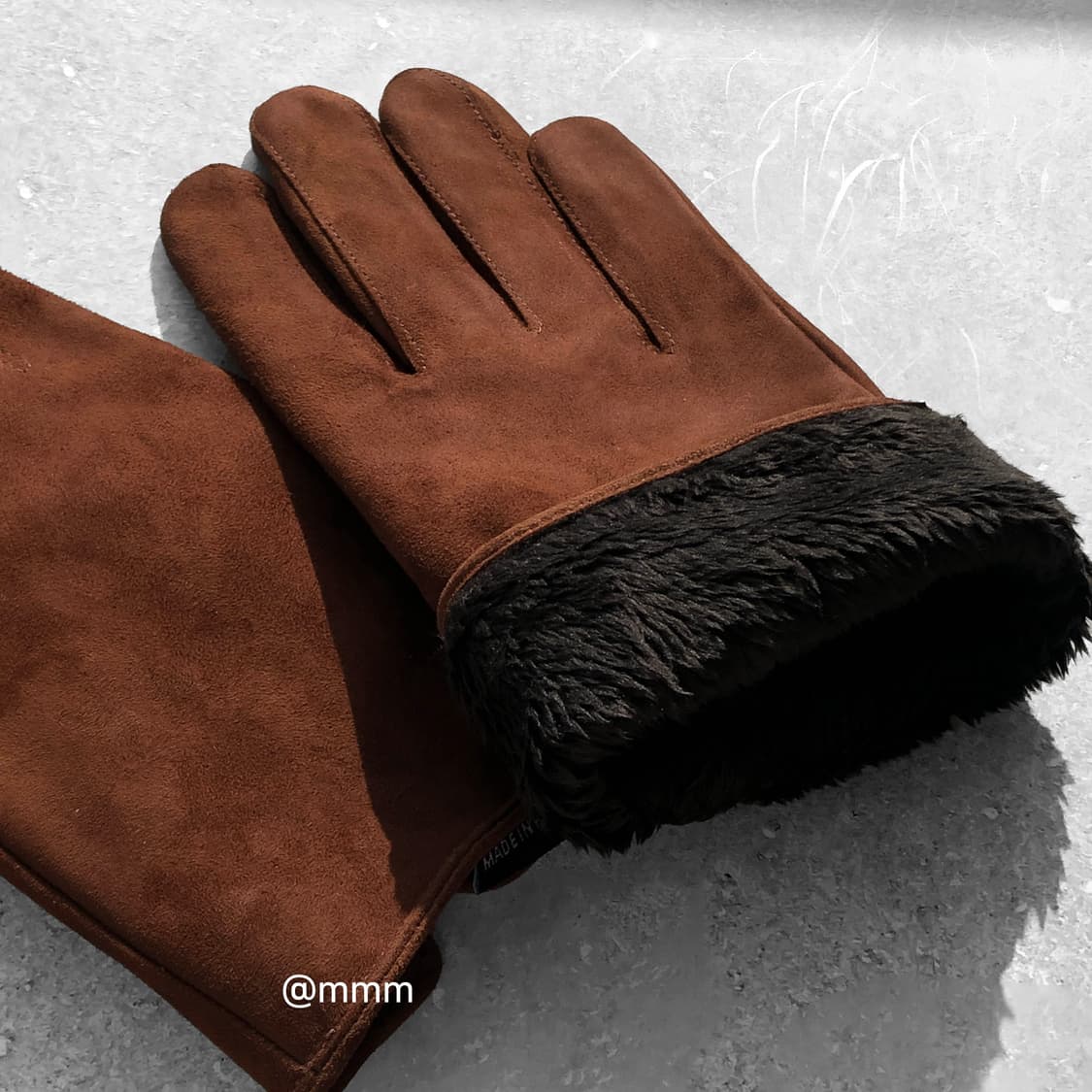 [Unisex] 스웨이드 가죽 장갑 스마트터치 상품이미지9