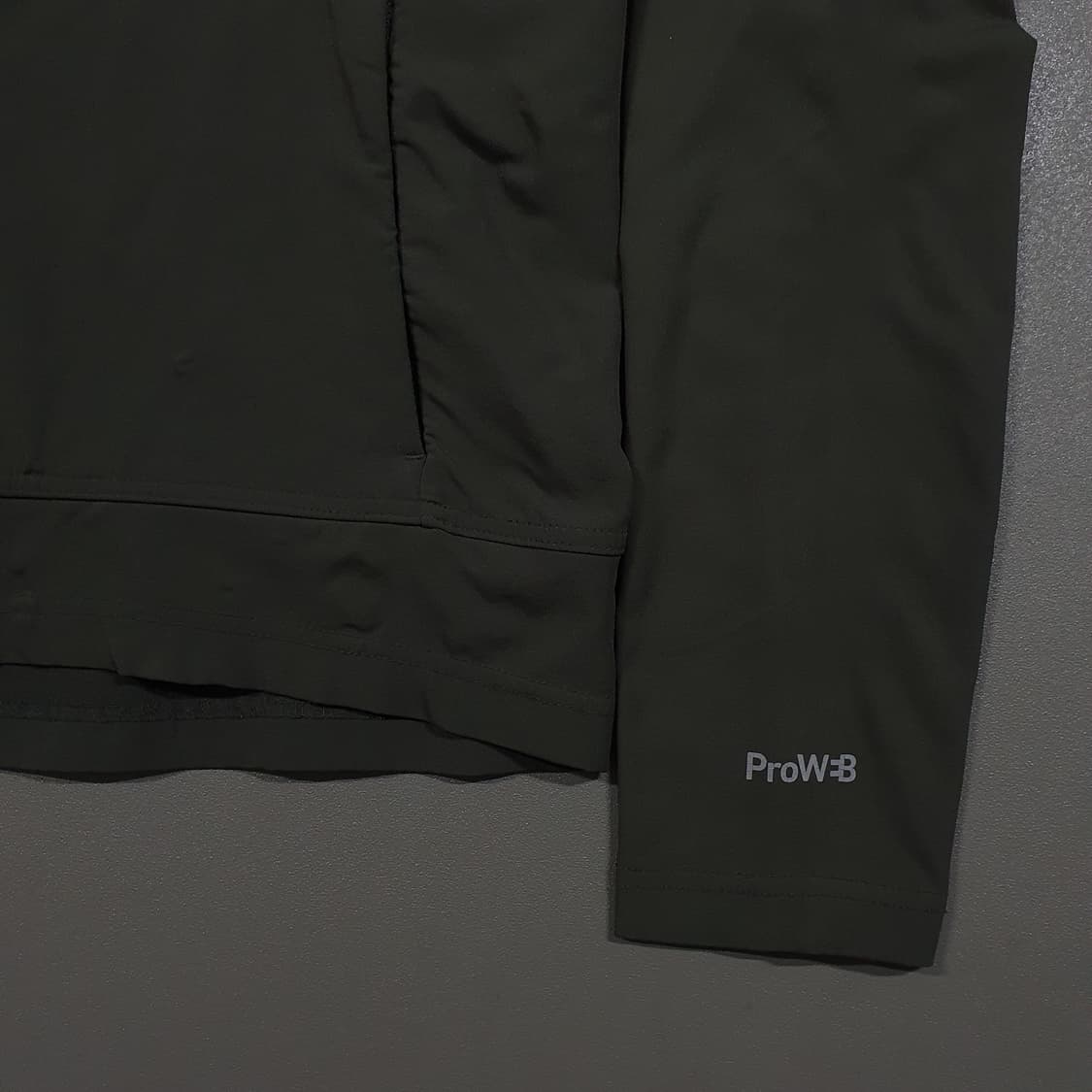 스파이더 신형 22FW 러닝 프로웹 후드 집업 바람막이 나일론 자켓 카키 상품이미지5