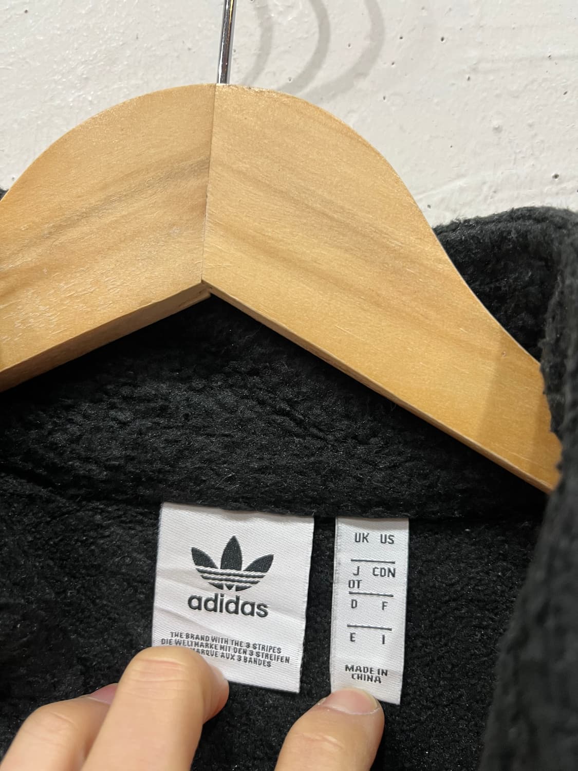 아디다스 하트 파이어버드 풀오버 하프집업 플리스 블랙 상품이미지4