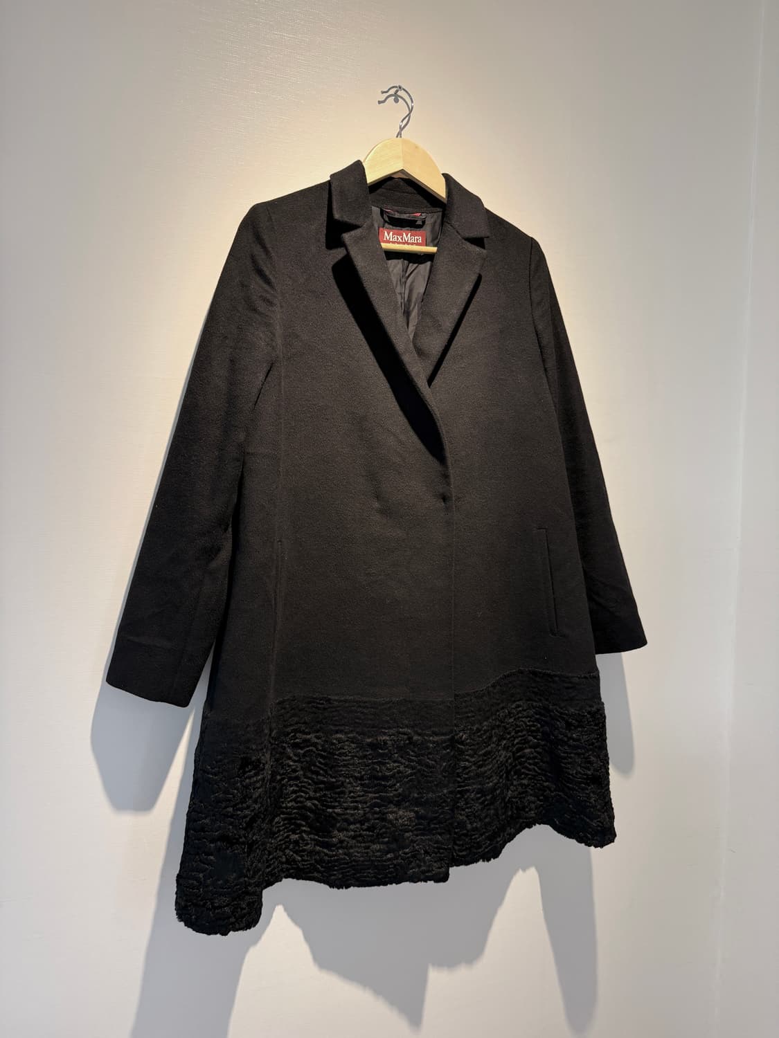 Studio Wool & Eco-Fur Coat 상품이미지1