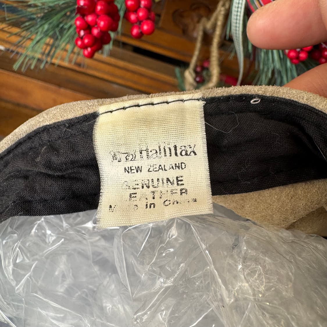 90s 뉴질랜드 키위새 빈티지 리얼 레더 캡   상품이미지7