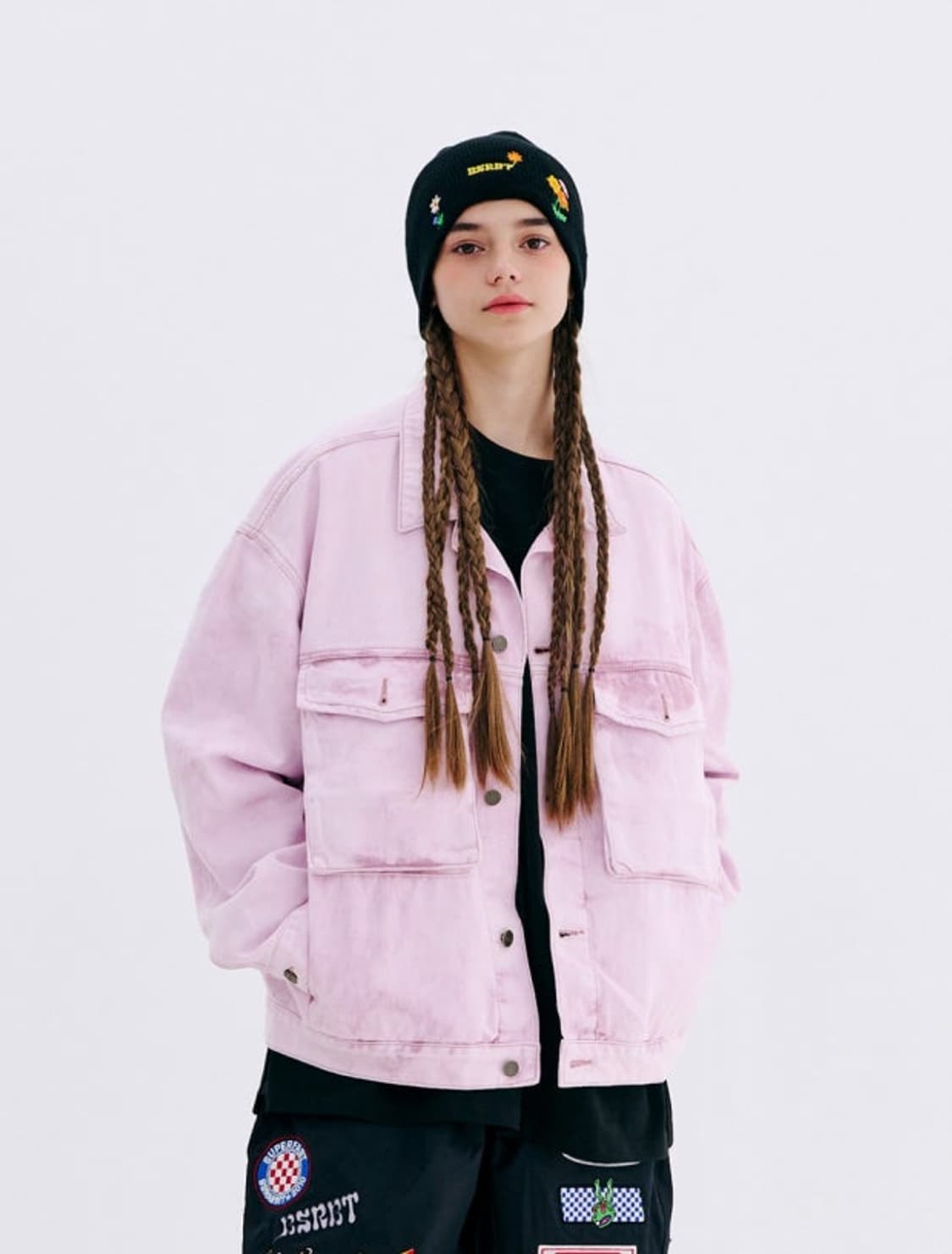 비에스래빗 BS RABBIT 빅 카고 데님자켓 L 상품이미지7