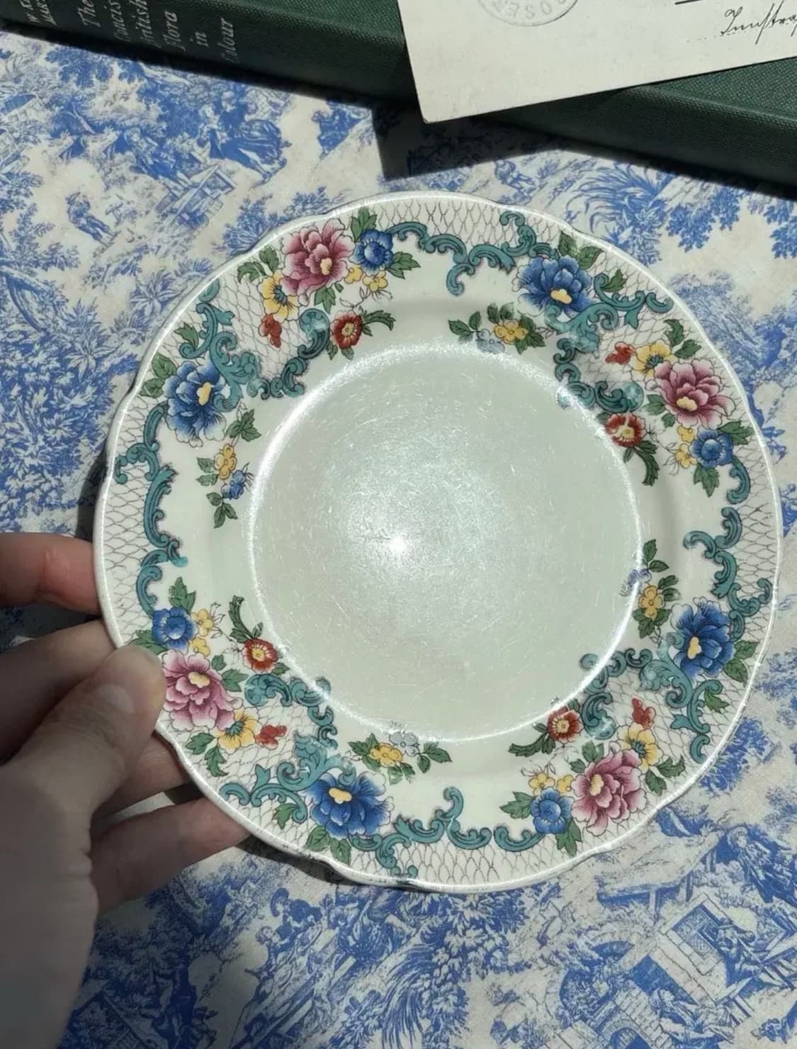 영국 빈티지 로얄콜던 빅토리아 브레드접시 상품이미지3