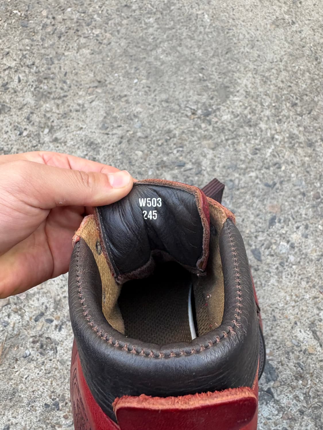 코오롱 통가죽 등산화 w245 상품이미지4