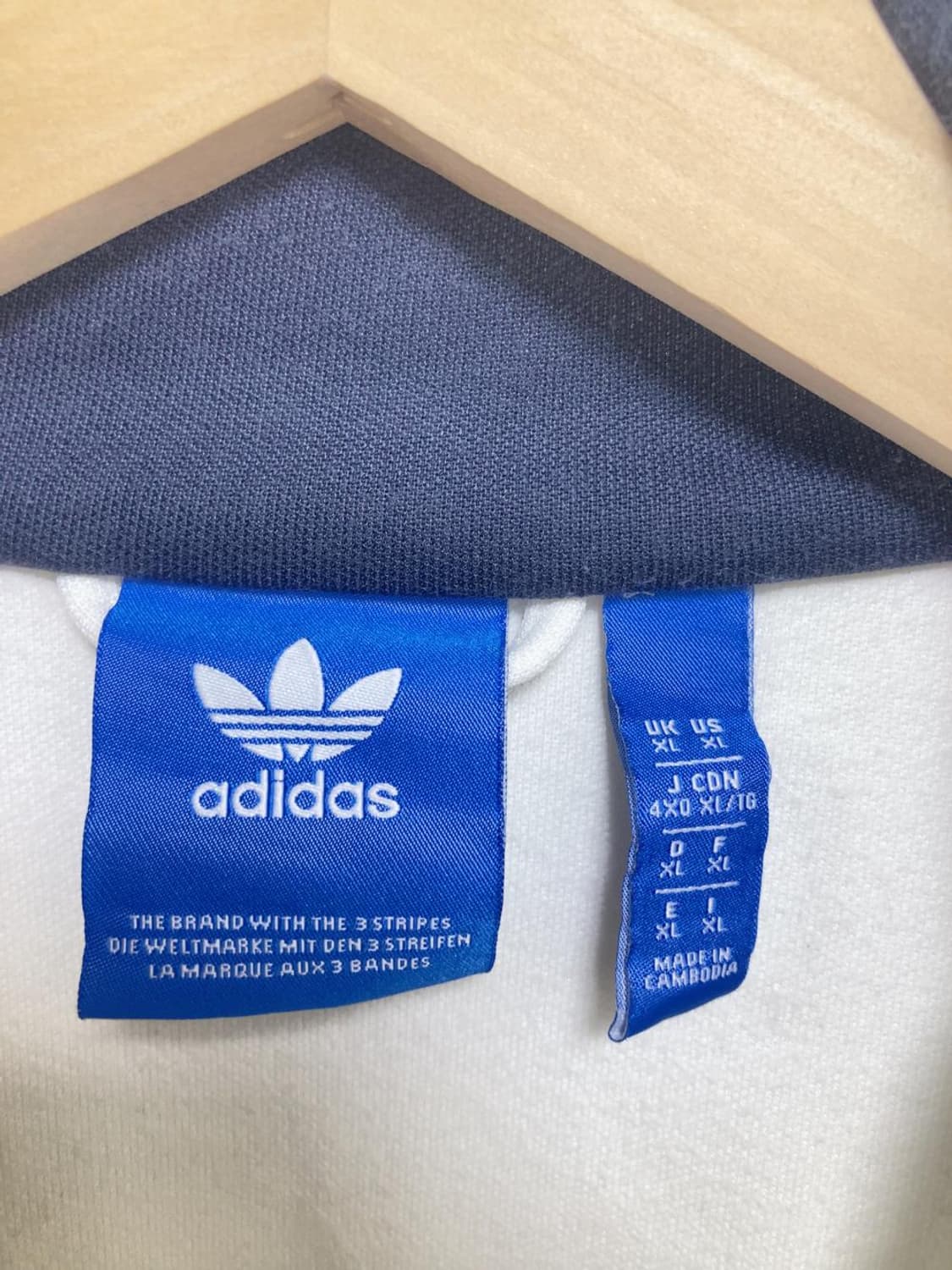 아디다스 베켄바우어 화이트 네이비 져지 흰남 자켓 트랙탑 집업 상품이미지3