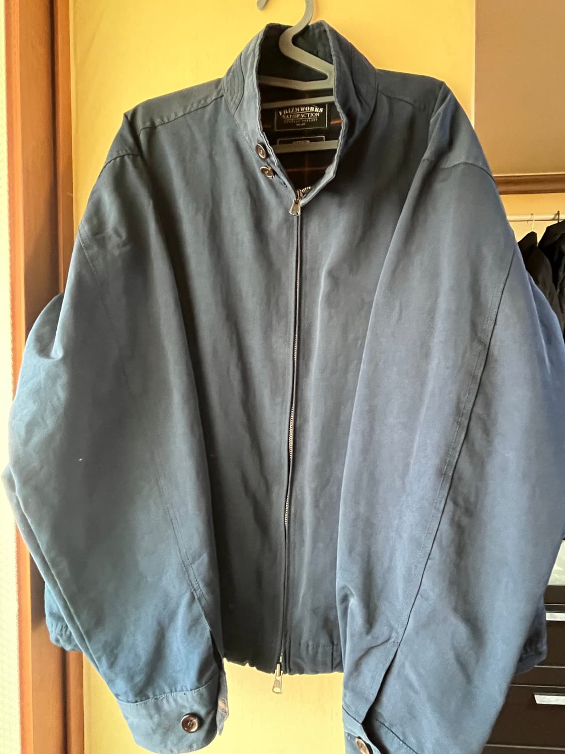 프리즘웍스 해링턴 자켓 네이비 상품이미지4