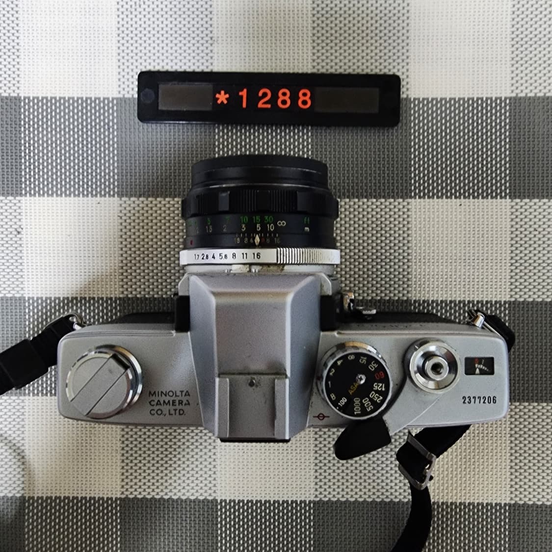 미놀타 sr T 101 필름카메라 1.7 단렌즈 장착 상품이미지2