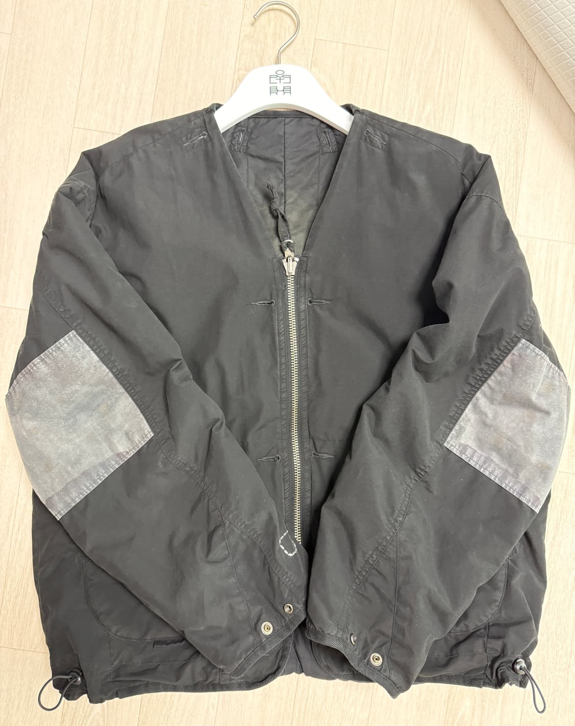 25fw 폴리테루 행크 리버시블 라이너 자켓 유즈드 블랙 상품이미지3
