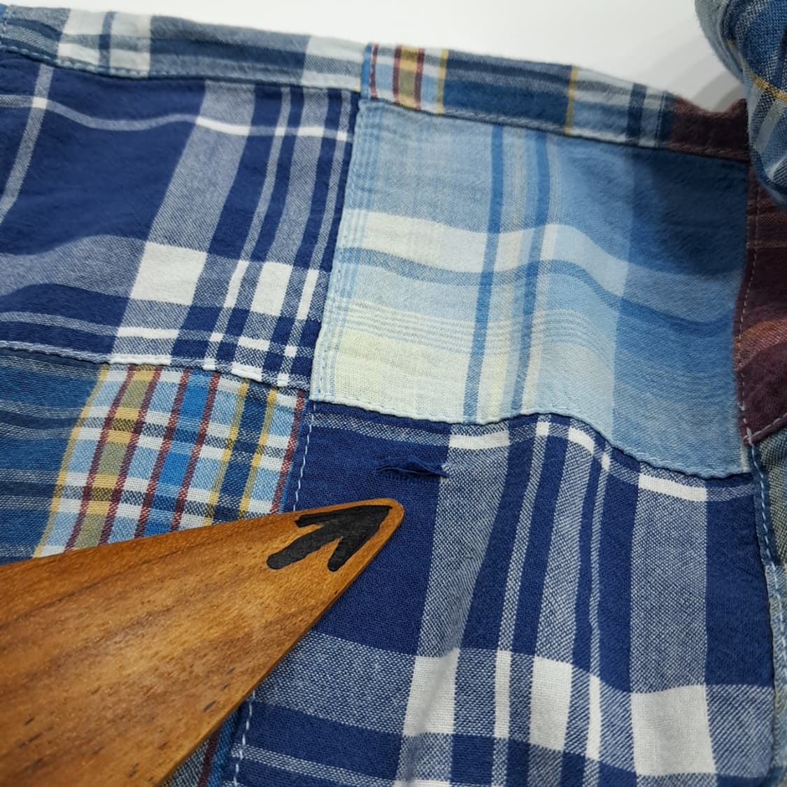 Cq191 2XL 폴로 랄프로렌 패치워크 긴팔 셔츠 남방 상품이미지7