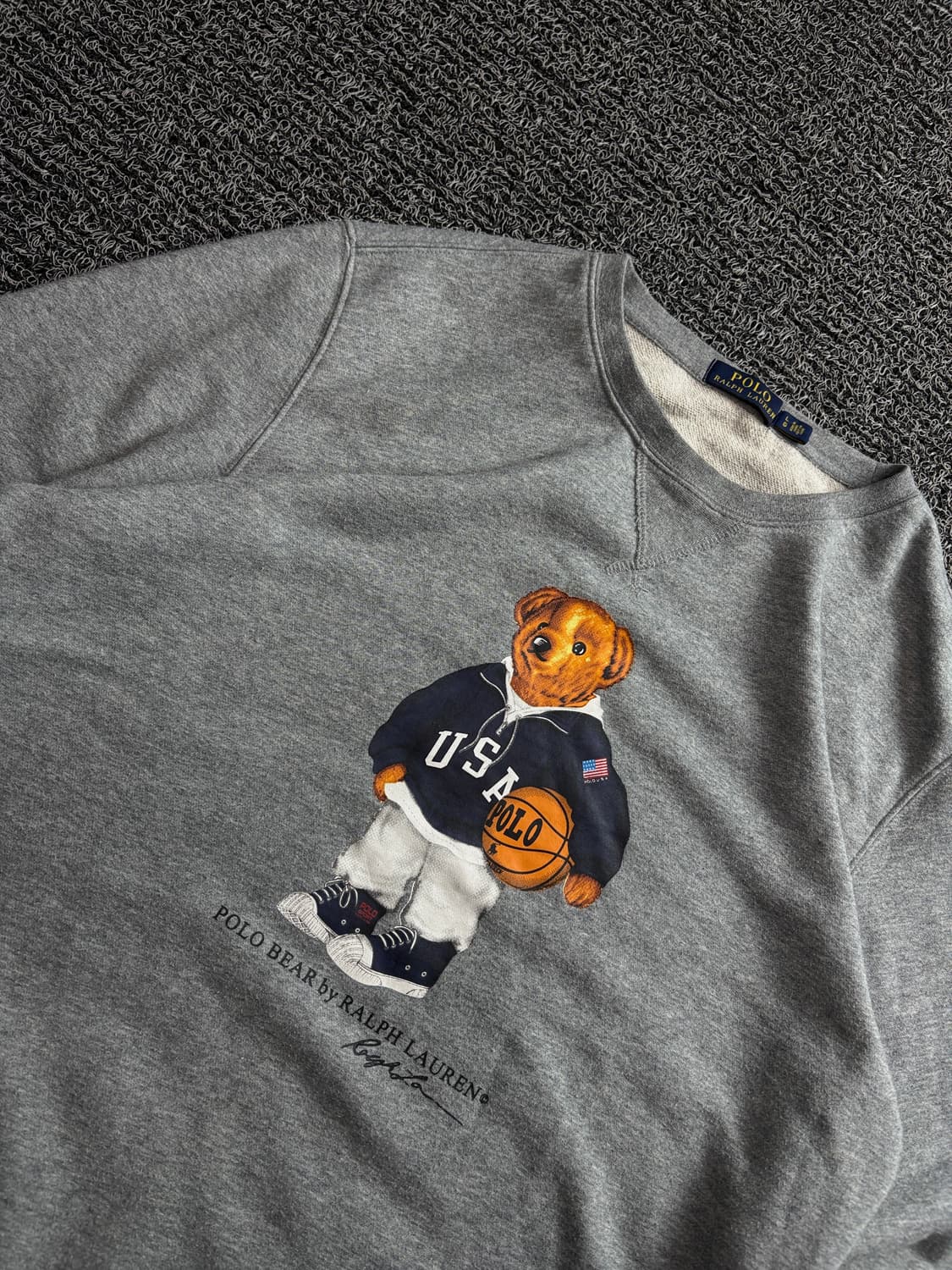 폴로 랄프로렌 폴로베어 빅로고 크루넥 맨투맨 3858 상품이미지3