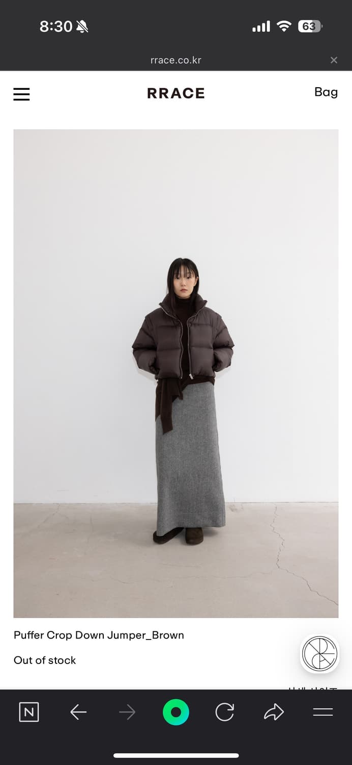 rrace puffer down jacket 패딩 상품이미지3