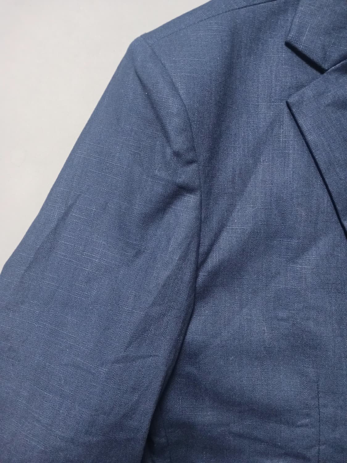 [2XL] 패턴 린넨 투버튼 블레이저 자켓 상품이미지3