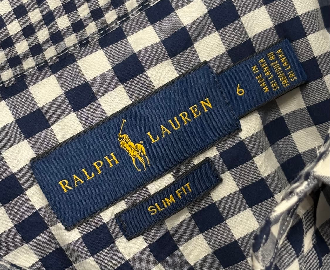 Polo 폴로랄프로렌 신형 깅엄 체크 셔츠 상품이미지3
