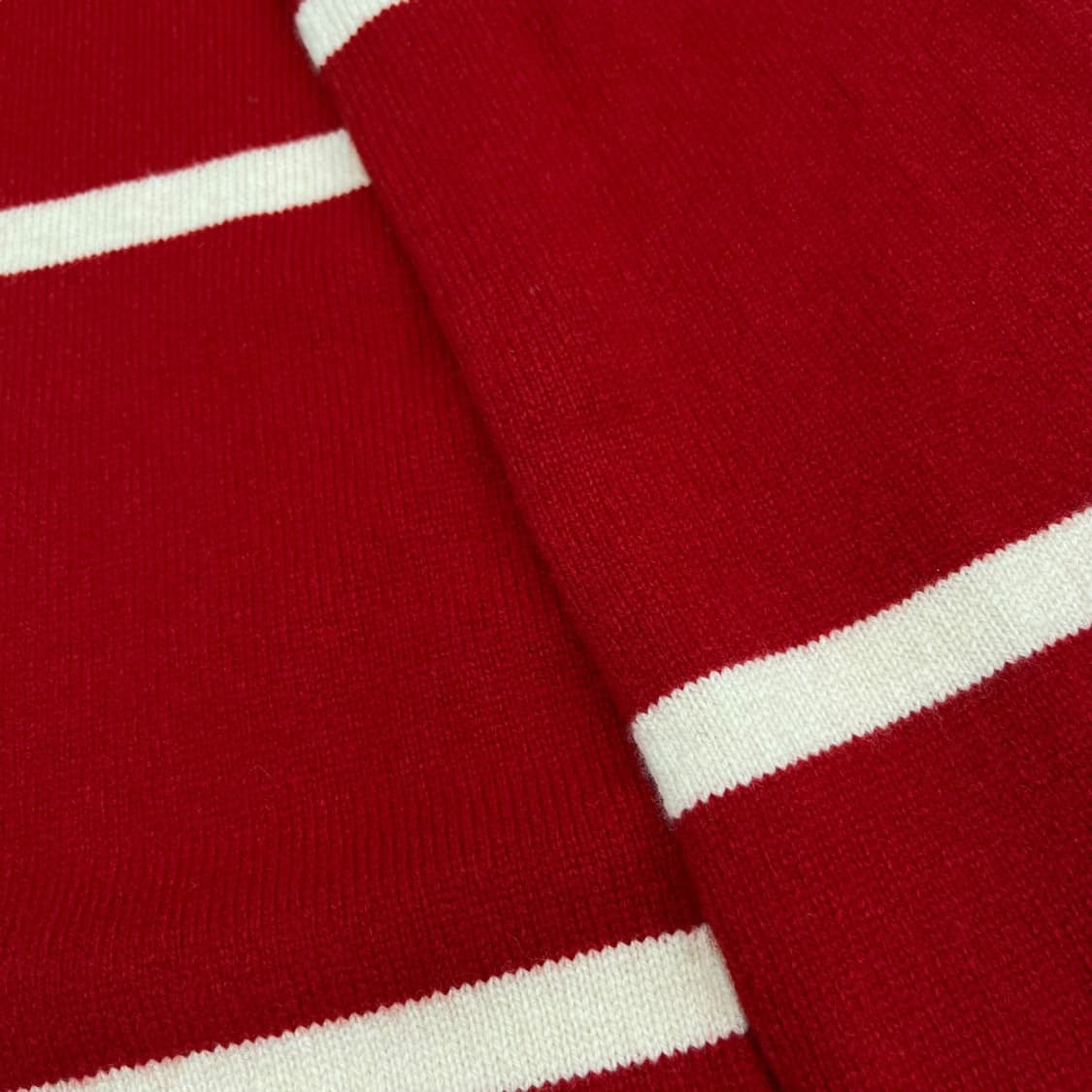 YMC 레드 크리스마스 울 머플러 상품이미지5