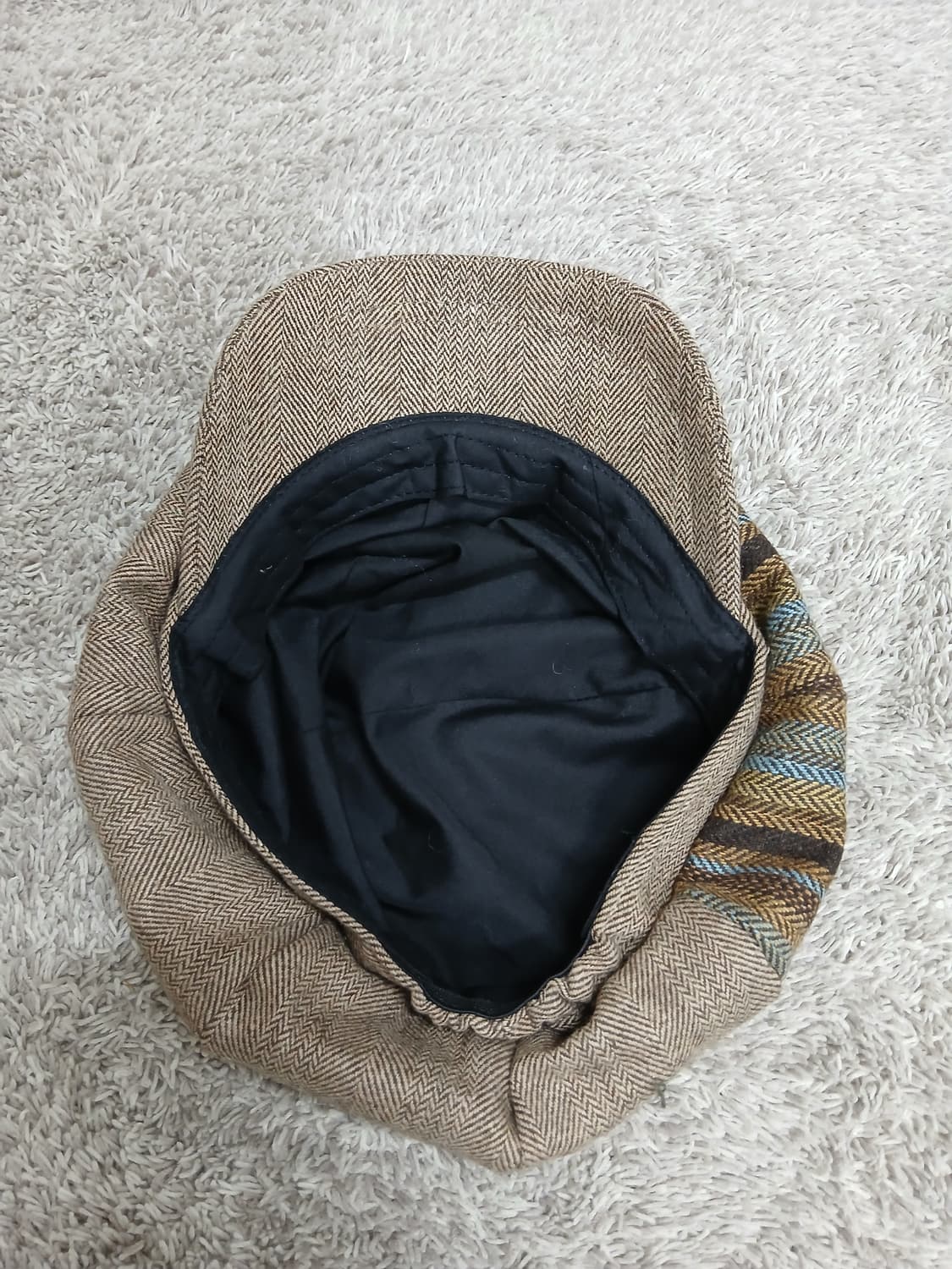 일본직수입 울헤링본 뉴스보이캡 새제품 상품이미지4