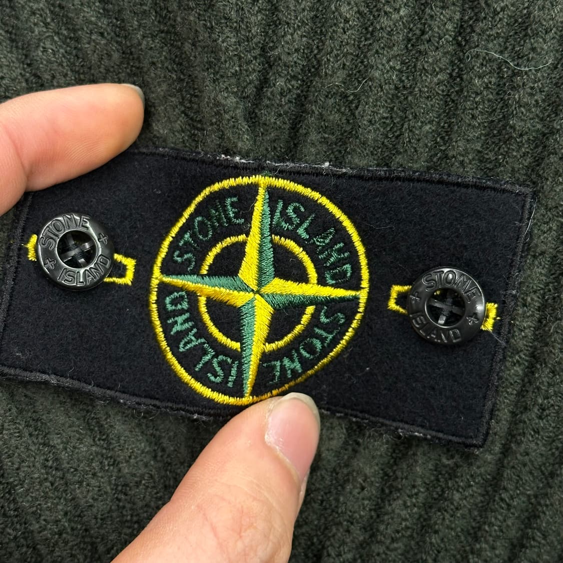 L 스톤아일랜드 그린 울 니트 상품이미지5