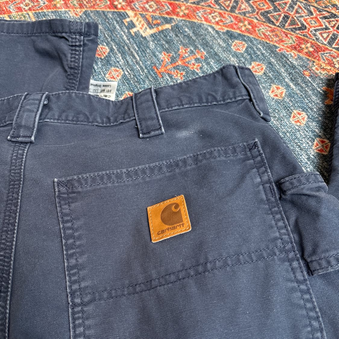 칼하트 가죽탭 카펜터팬츠 상품이미지5