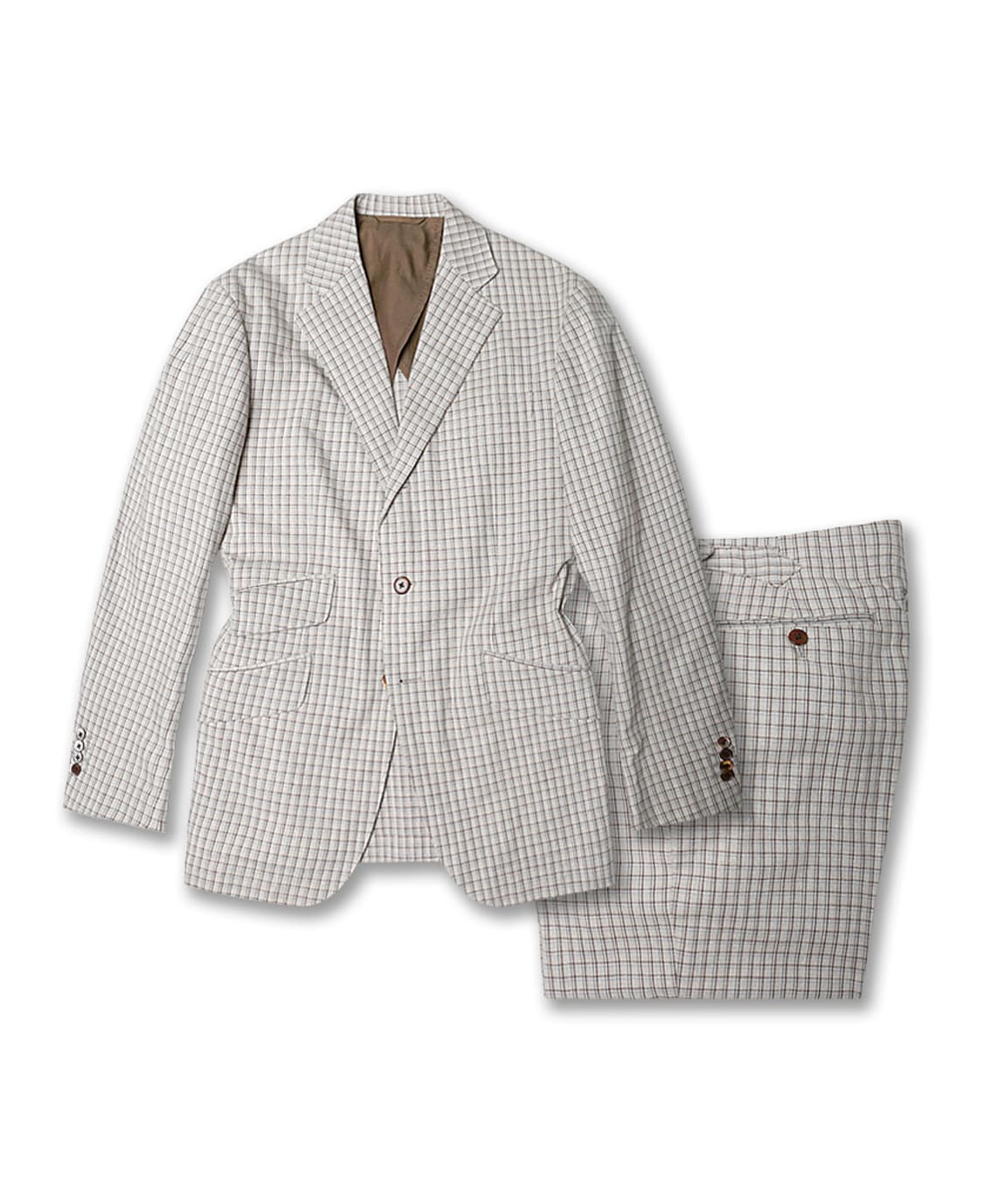 카모시타 [Camoshita] Cotton Check Suit 상품이미지1