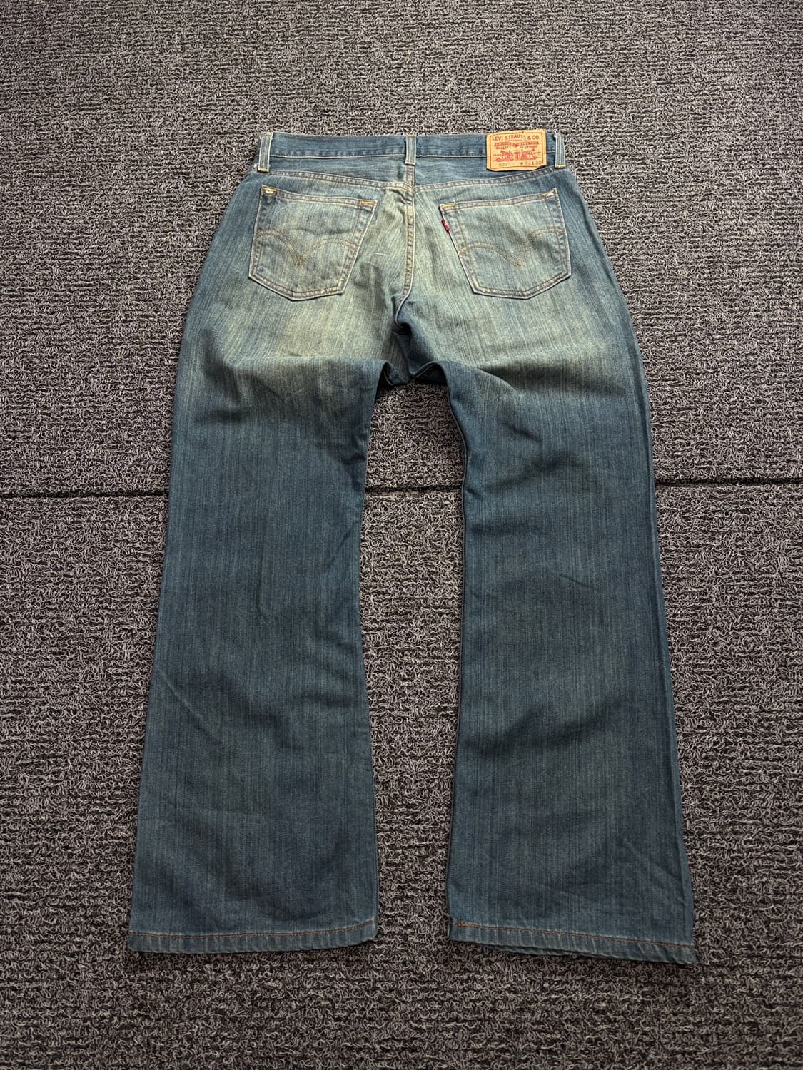 리바이스 527 로우 부츠컷 워싱 데님팬츠 2018 상품이미지4