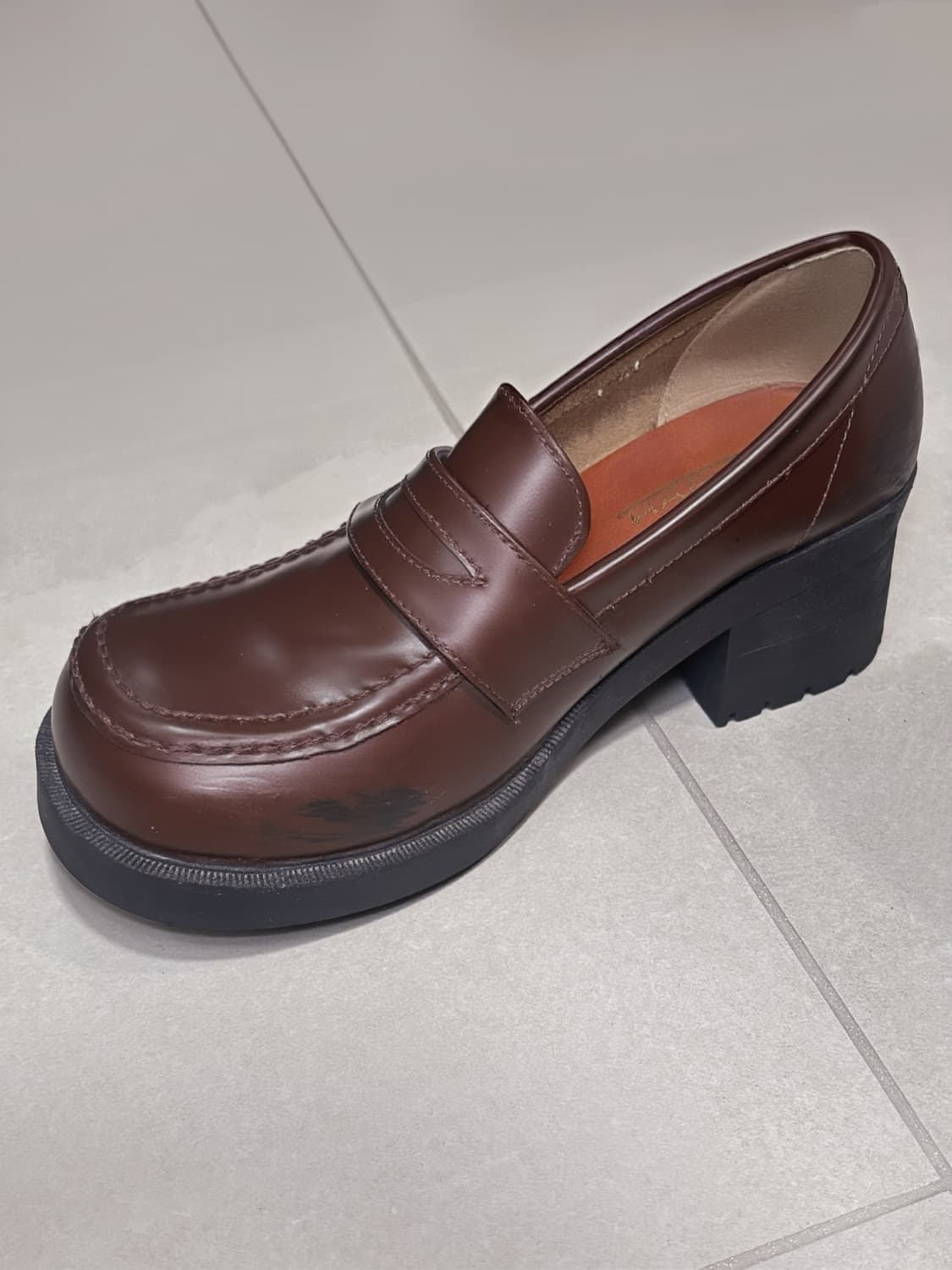 HARUTA 하루타 통굽 페니로퍼 230 일본 빈티지 로퍼 로걀 라떼갸루 상품이미지2