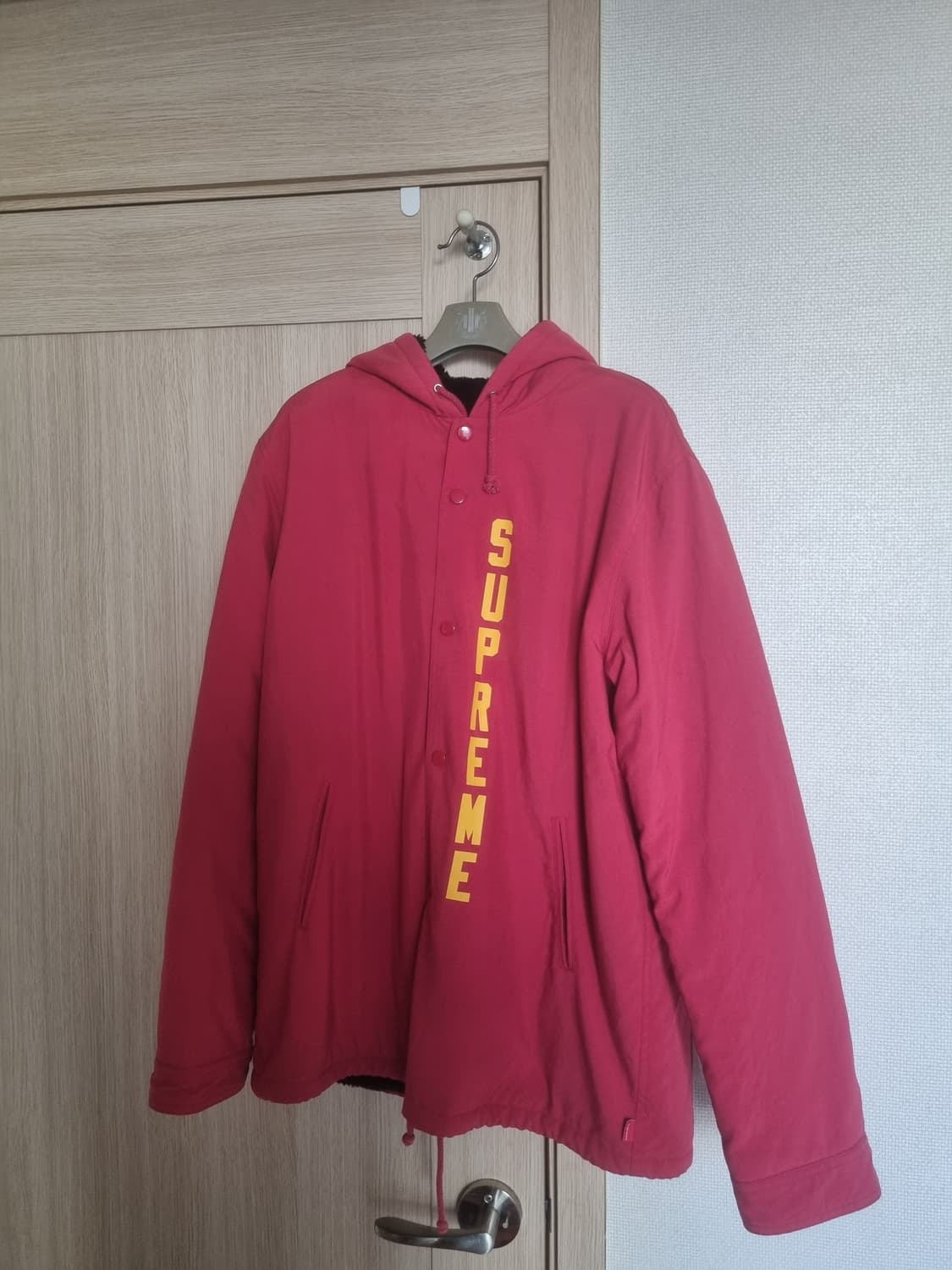 슈프림x쓰레셔 후드 코치 자켓(L) 상품이미지1