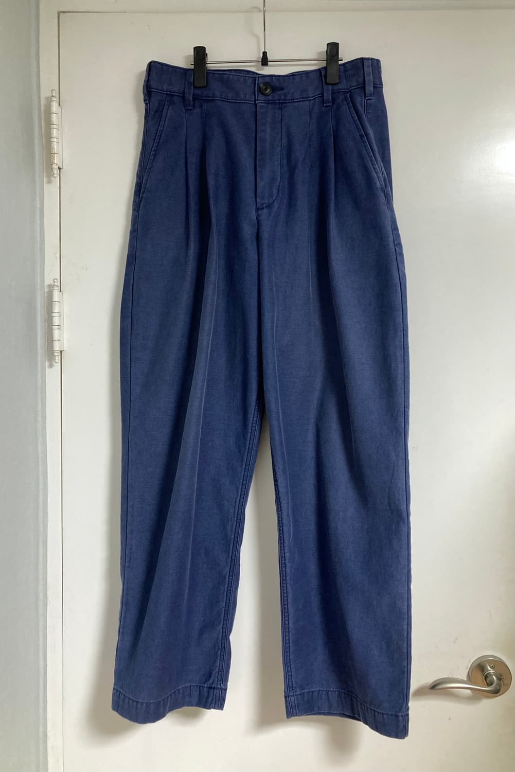 자라 가먼트다잉 와이드 데님 팬츠 상품이미지8