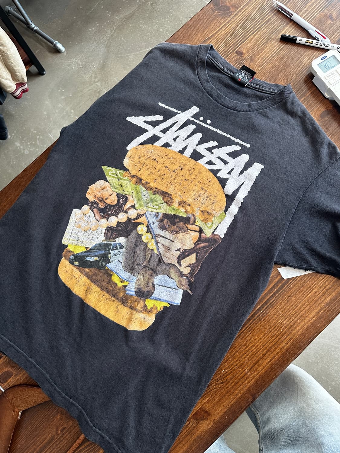 00s stussy 스투시 그래픽 반팔 티셔츠 상품이미지1