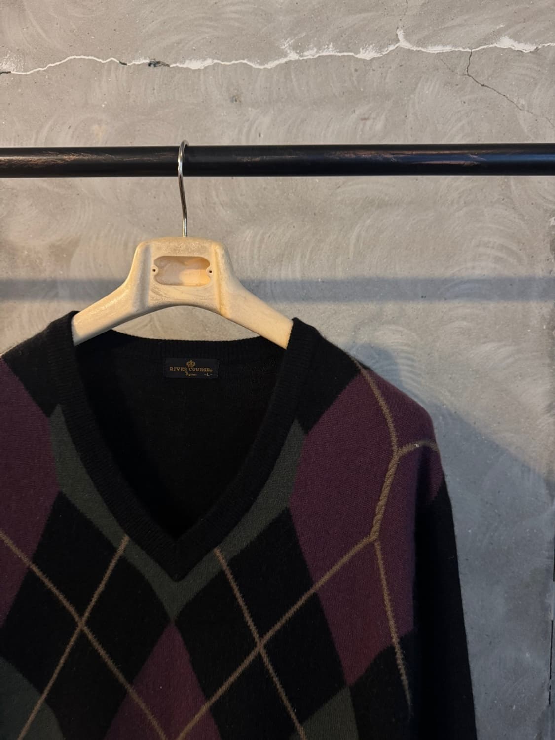 리버크루즈 아가일 캐시미어 니트 100 상품이미지9